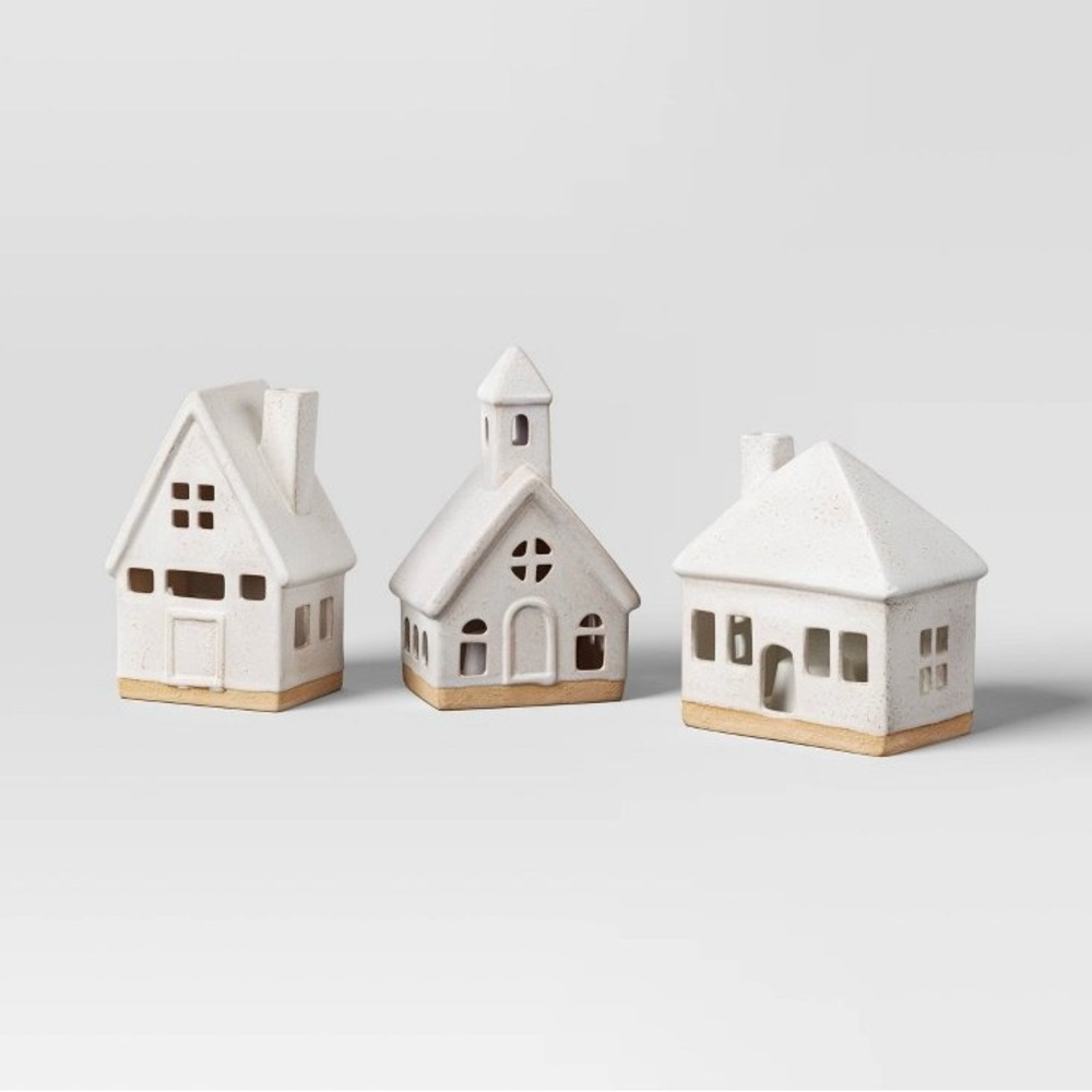Target Wondershop Ceramic Light-Up Christmas Village - Picture 3 of 7